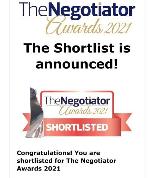 Glow are Shortlisted for The Negotiator Awards for second year running