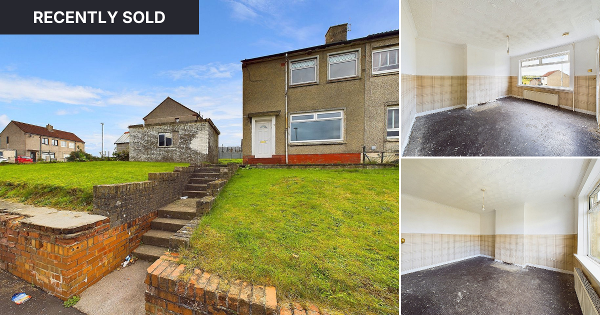 2 bed semi-detached house for sale in Cairnscadden Road, Cumnock, KA18 ...