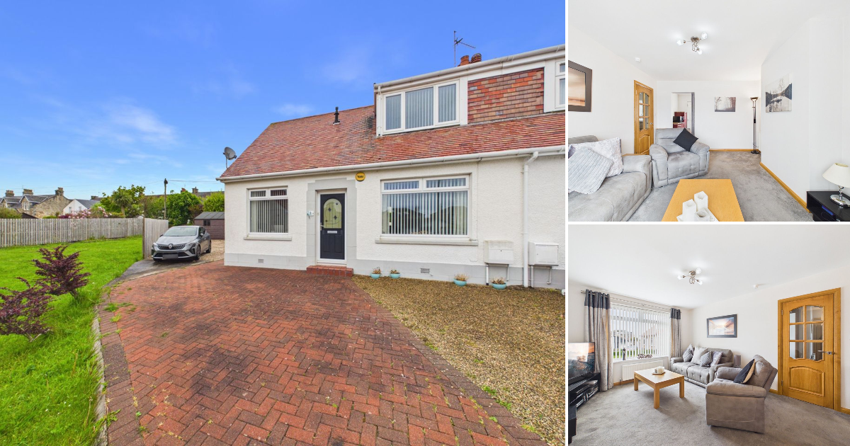 3 bed semi-detached house for sale in Woodlands Place, Ardrossan, KA22 ...
